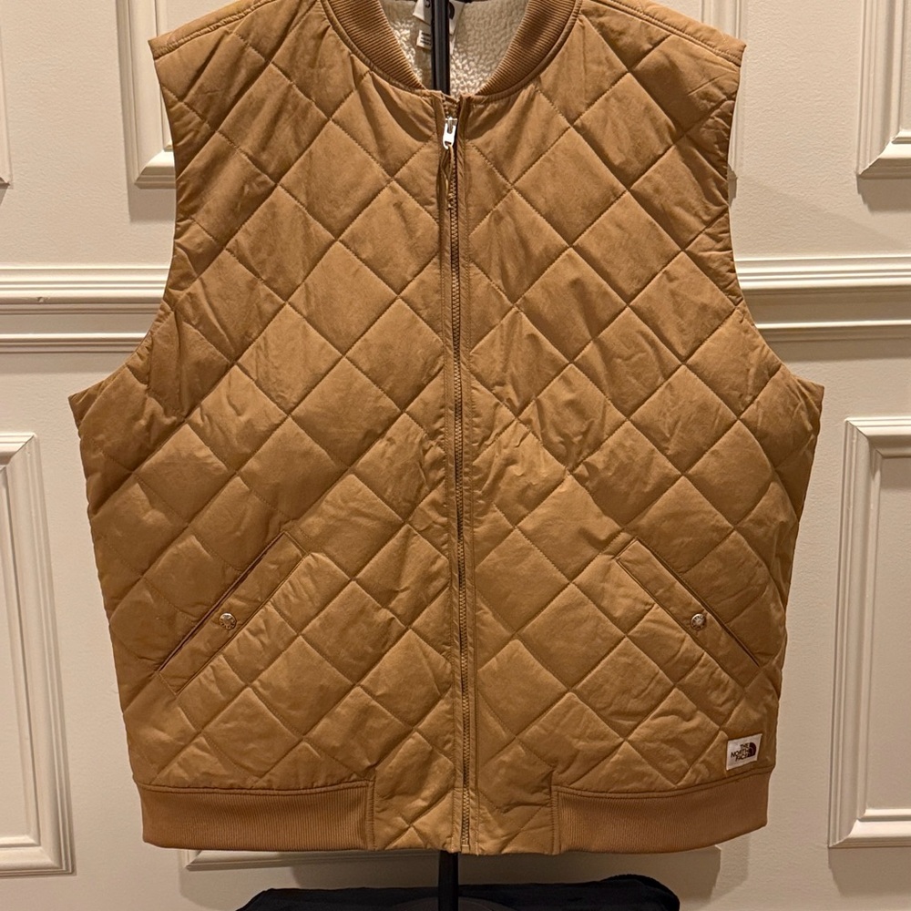 The North Face Quilted Brown Vest
